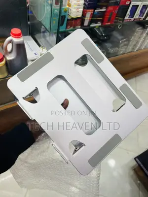 Metallic / Steel Laptop Stand - Sleek Elegant Design