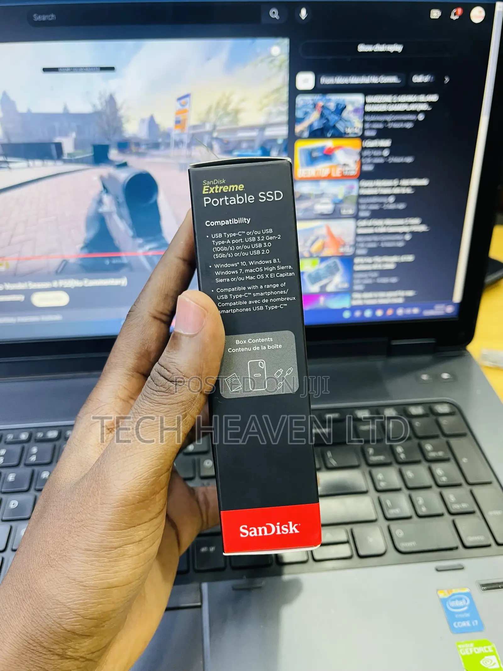 2TB Waterproof External SSD DRIVE - Sandisk Extreme Pro