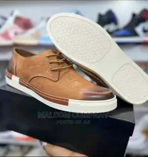 Leather and Rubber Men Shoes