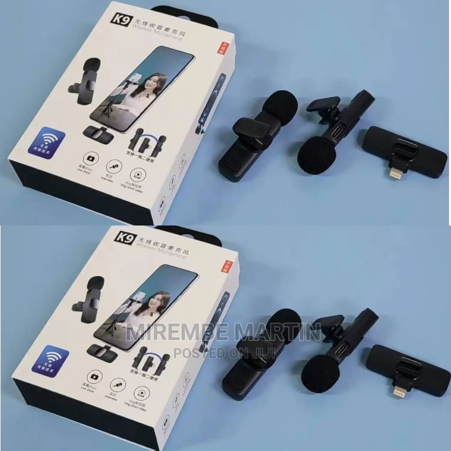 Digital Double Wireless Microphone