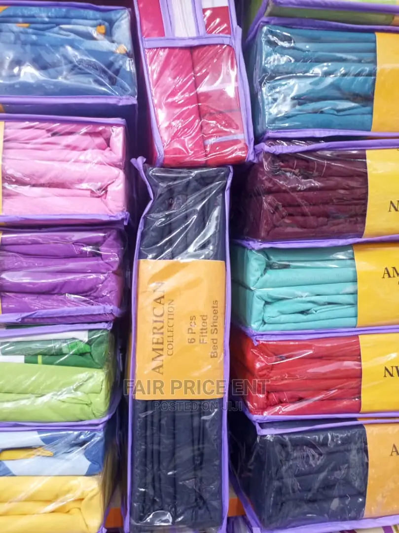 Pure American Cotton Bedsheets.6x6.( Black)