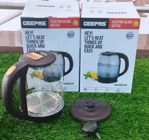 GEEPAS 1.8litres Electric Glass Kettles \\ 1500w \\ GK9901N