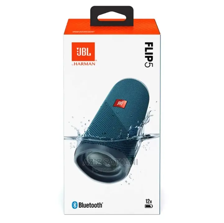100% Original JBL Flip 5 Portable Bluetooth Speaker