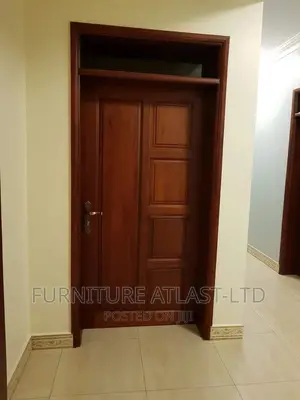 Interior Mahoganyi Door and Flame.