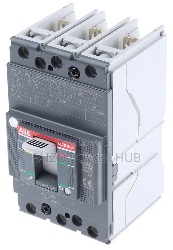 630A Abb McCb Breakers 3pole 4pole
