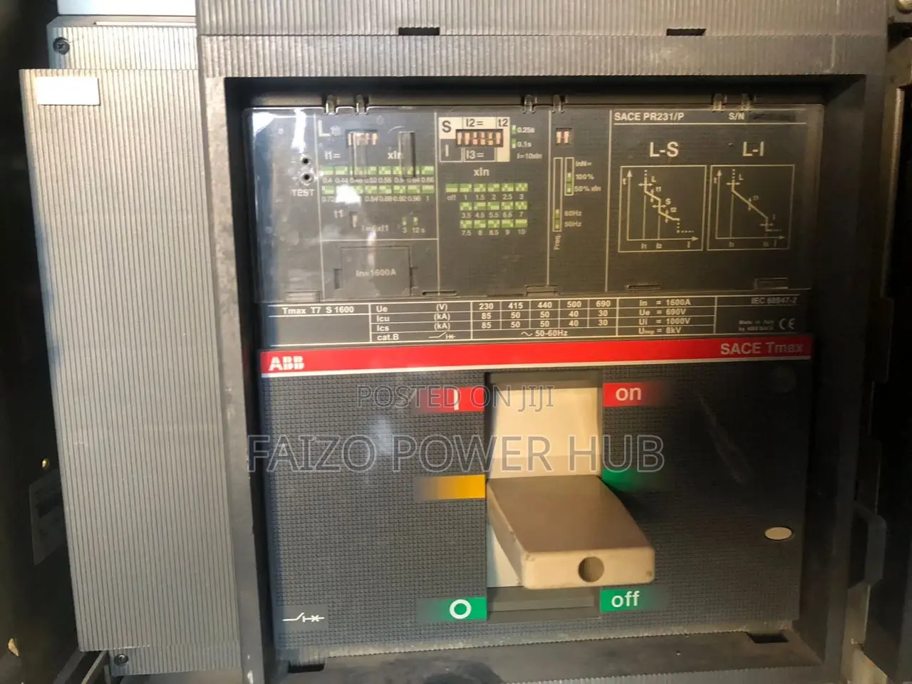 630A Abb McCb Breakers 3pole 4pole