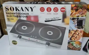 Double Sokany Induction Radiant Cooker Electric Cooker