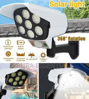 Solar Powered Dummy Camera Motion Sensor Light