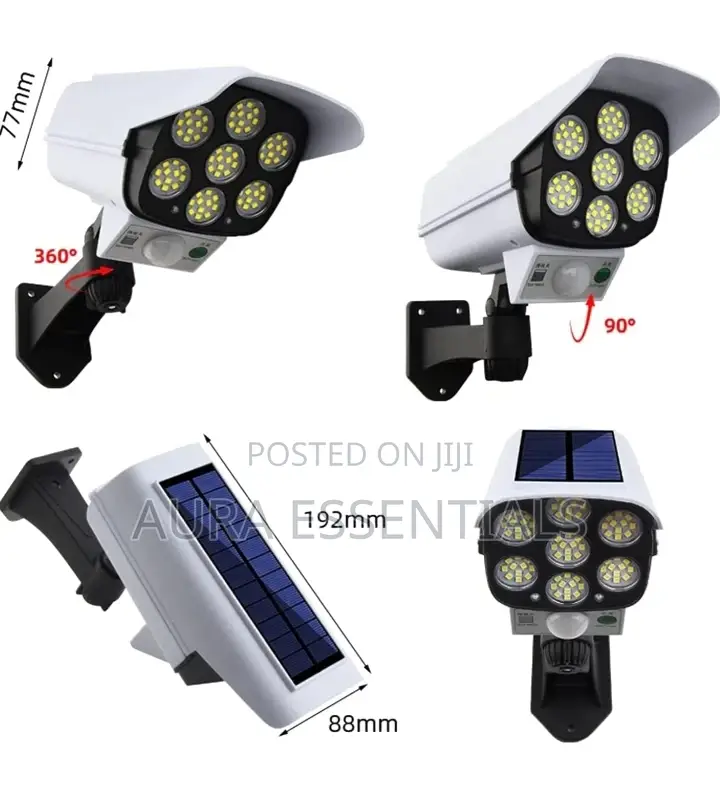 Solar Powered Dummy Camera Motion Sensor Light
