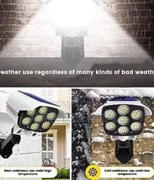Solar Powered Dummy Camera Motion Sensor Light