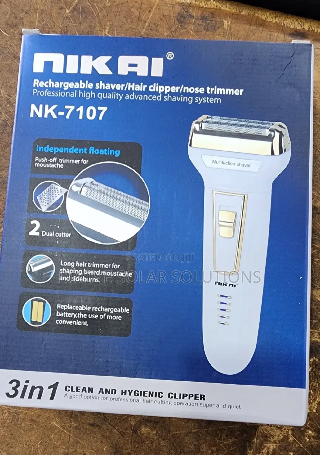 3 In 1 Rechargeable Hair Clipper NK 7107
