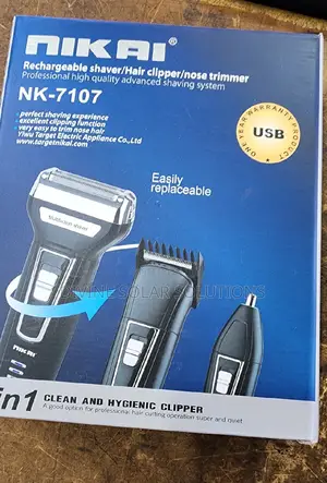 3 In 1 Rechargeable Hair Clipper NK 7107