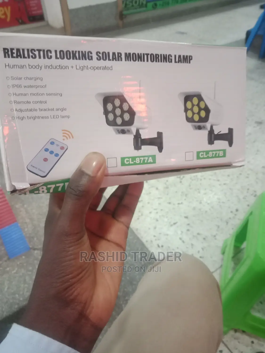 Solar Monitoring Lamp