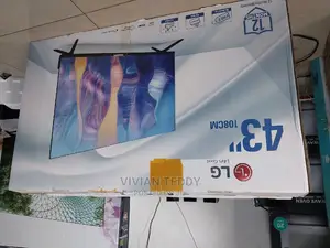 43" Led LG TV Flat Screen Digitalized