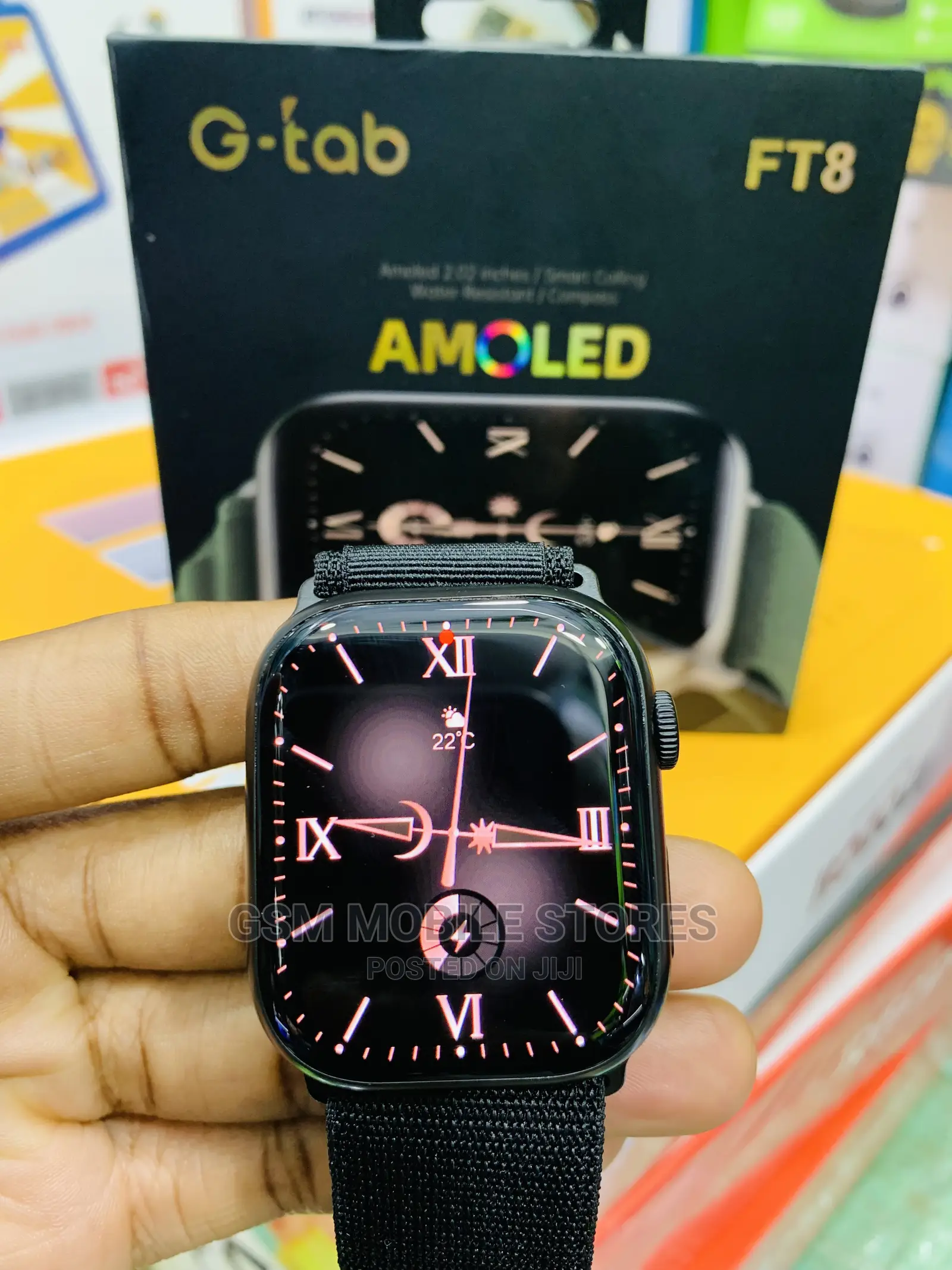 FT8 BT Calling 2.02”Inch Super HD AMOLED Display Smartwatch