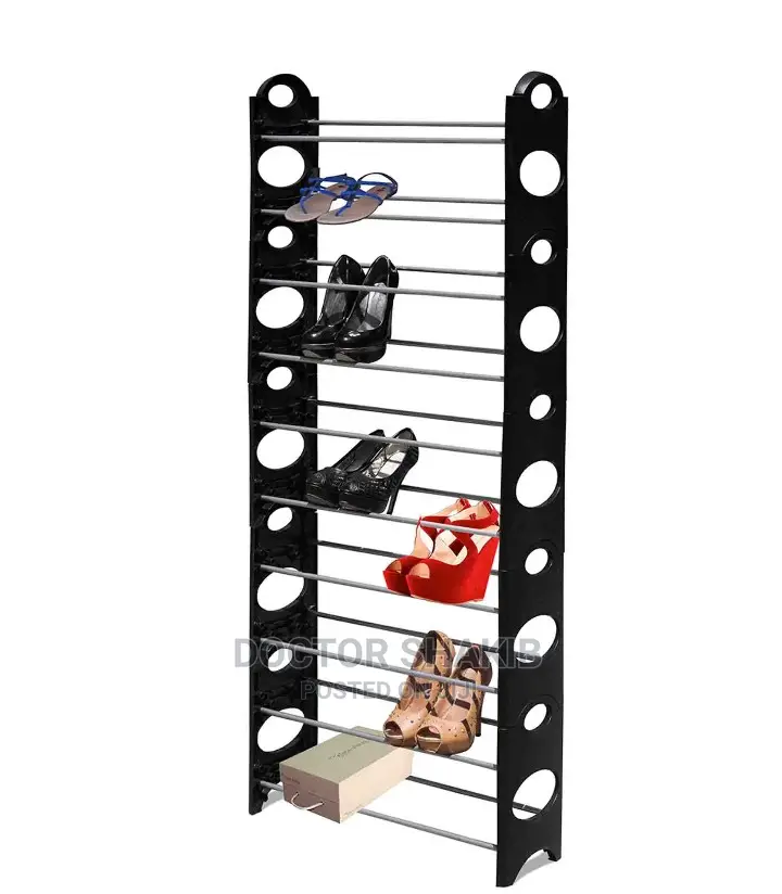 Plastic Shoe Rack 30 Pairs