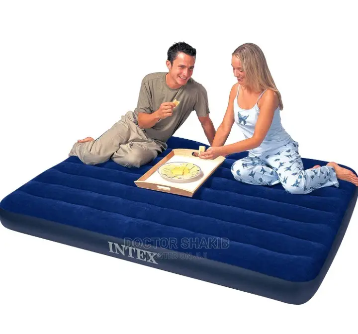 Intex Inflatable Mattress With Two Pillows