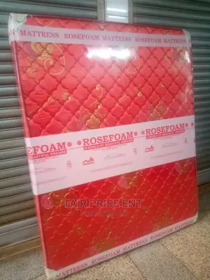 Rosefoam Mattress Quilted Density.5x6x8inches.( Red)