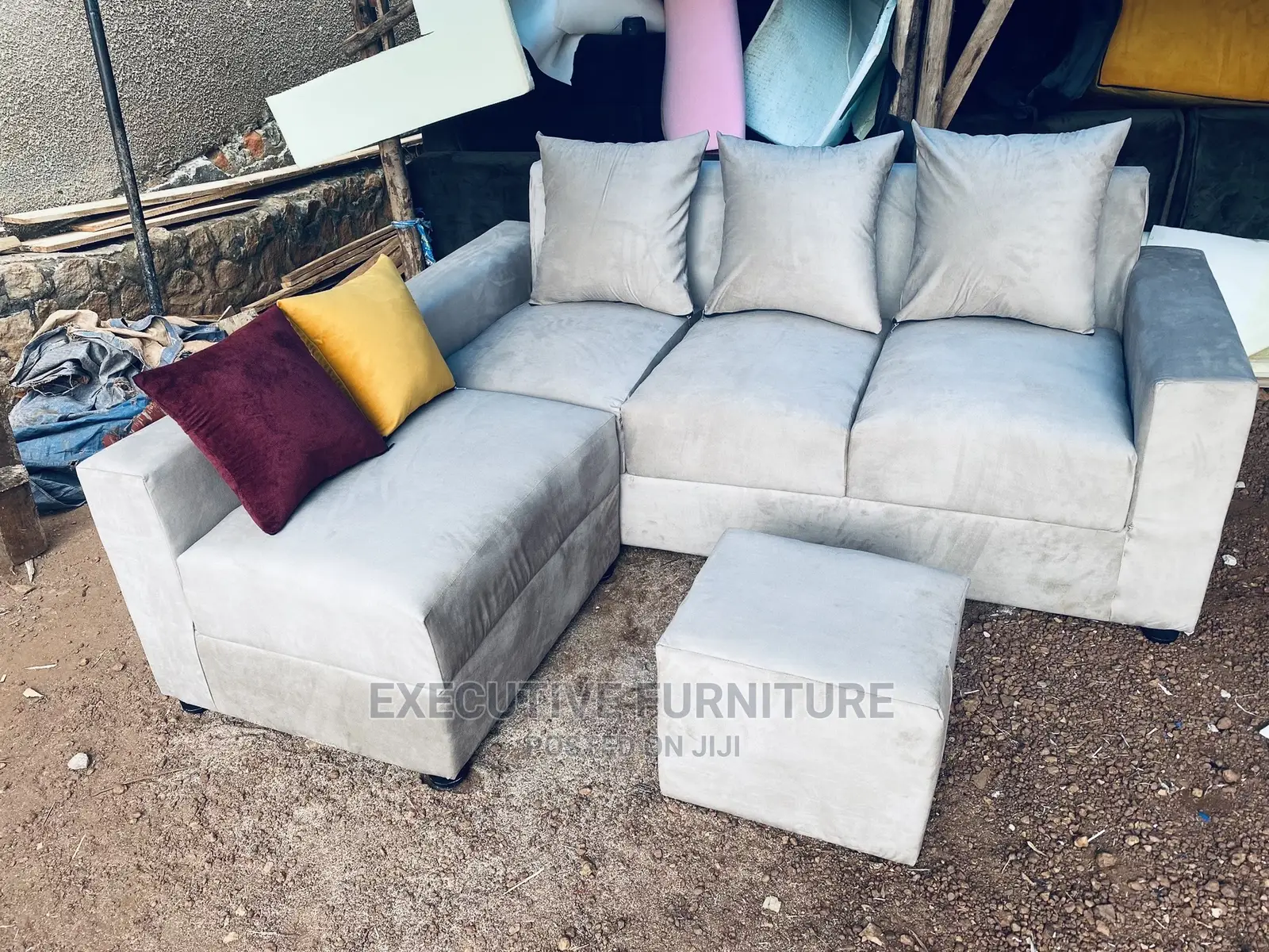 Mini Sectional L Sofa