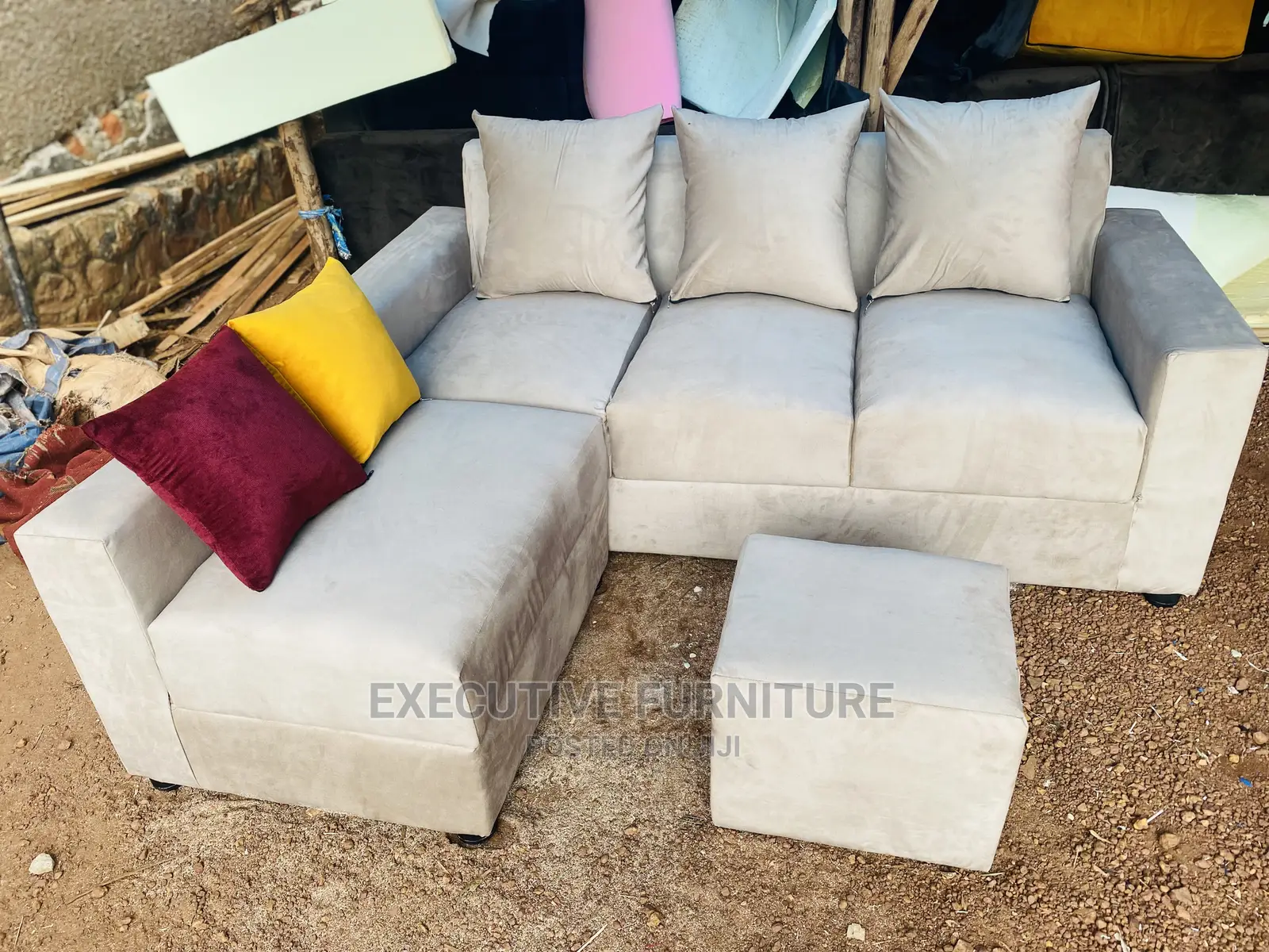 Mini Sectional L Sofa