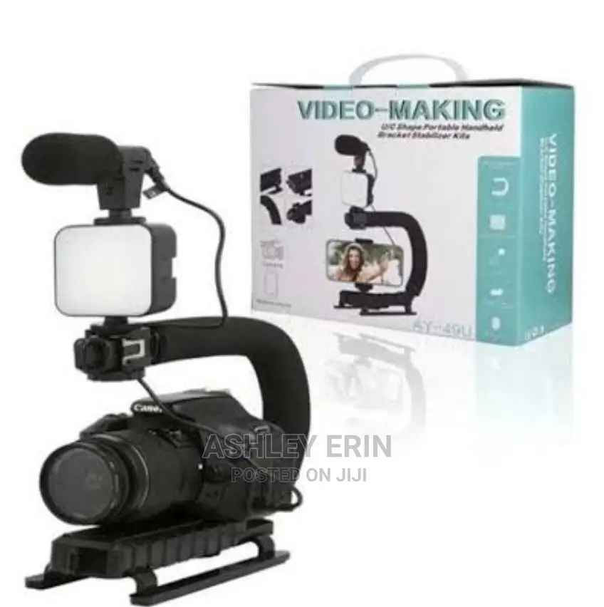 Portable Camera Stablizer Fill Light,Microphone Bracket