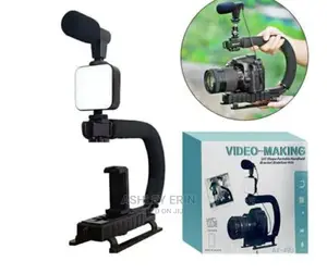 Portable Camera Stablizer Fill Light,Microphone Bracket