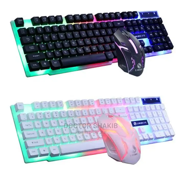 GTX300 Wired Pro Gaming RGB Keyboard Mouse Combo