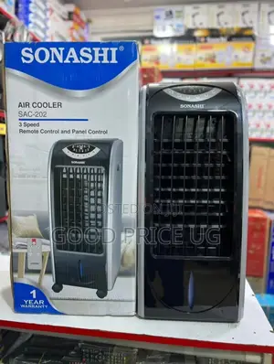 202 Sonashi Air Cooler. Comes With 2 Years Warranty.