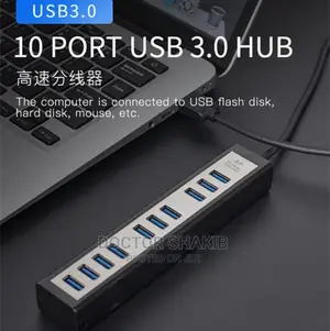 10 Ports USB Hub 3.0