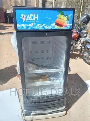 ADH 125L Beverage Cool Chiller Showcase Refrigerator -Black