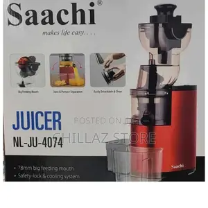 Saachi Slow Juice Extractor.