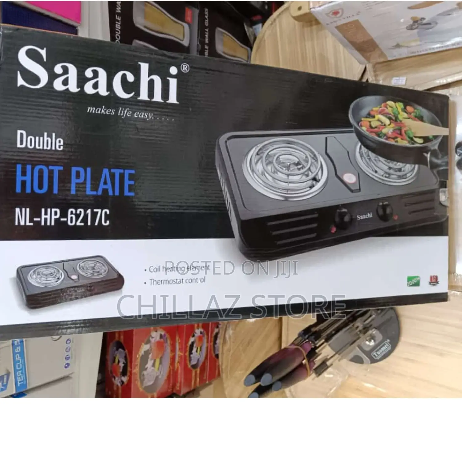 Saachi Double Hot Plate.