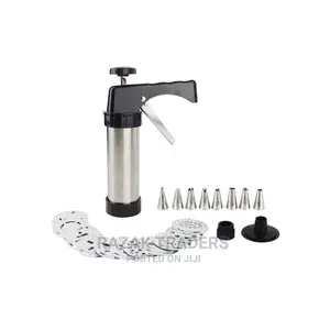 21pc Cookie Press Icing Sugar Cake Decorating Set