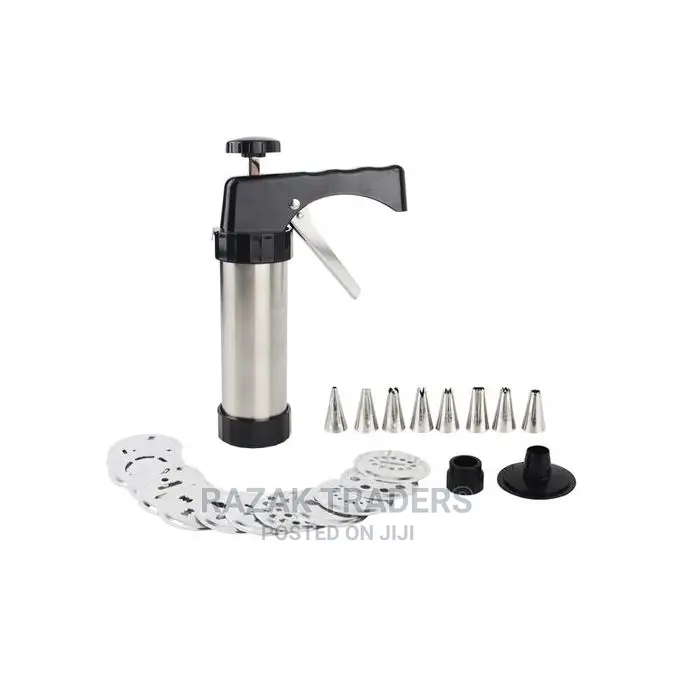 21pc Cookie Press Icing Sugar Cake Decorating Set