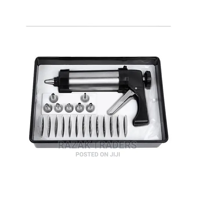 21pc Cookie Press Icing Sugar Cake Decorating Set
