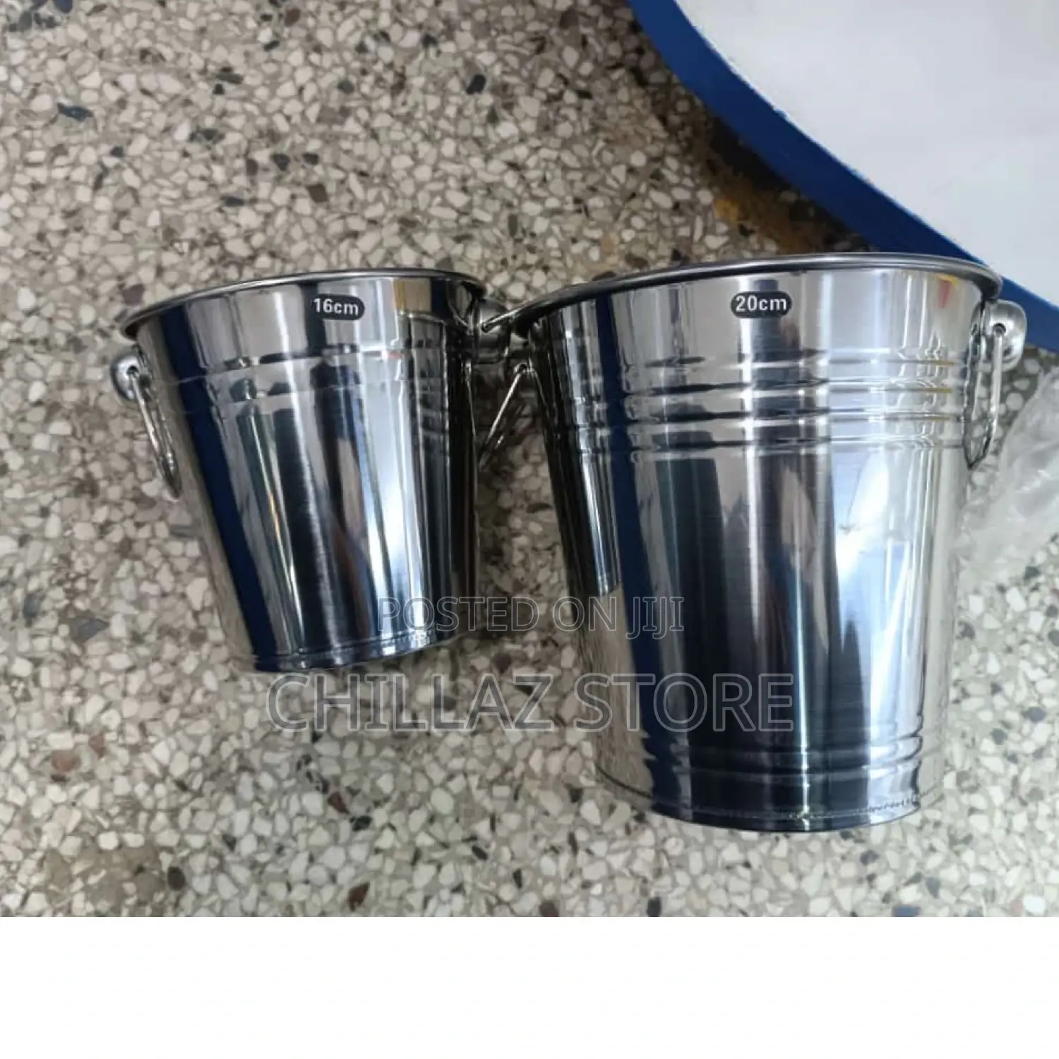 1pc Stainless Steel Ice Bucket.