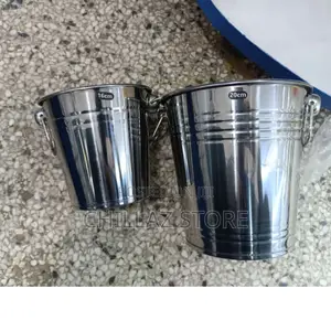 1pc Stainless Steel Ice Bucket.