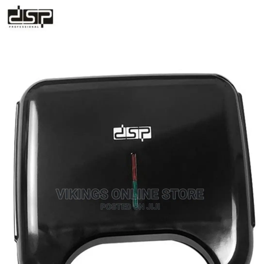 DSP 2 Slice Sandwich Maker Toaster Grill- Black