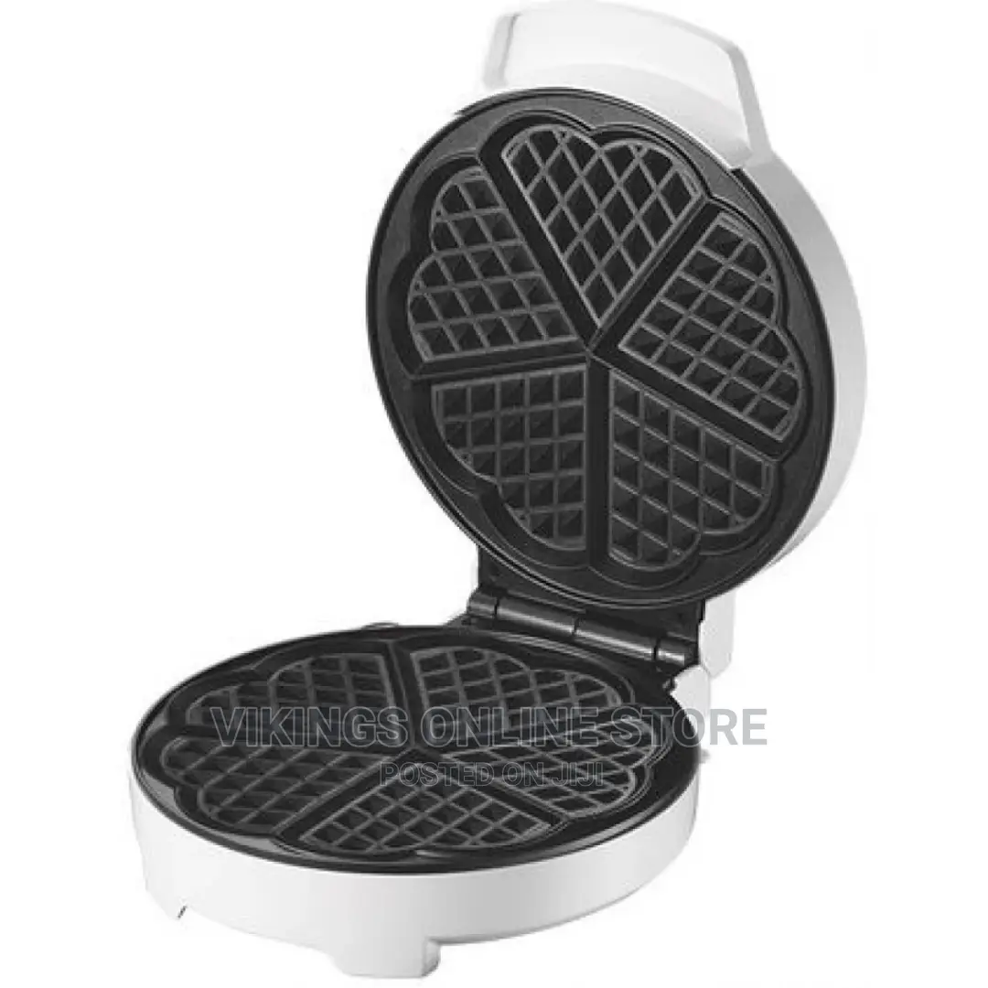 DSP Waffle Maker With Mini Heart-Shaped Waffles Grill