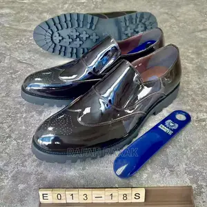Original Brown Franco Banetti Oxfords Shinny Shoes