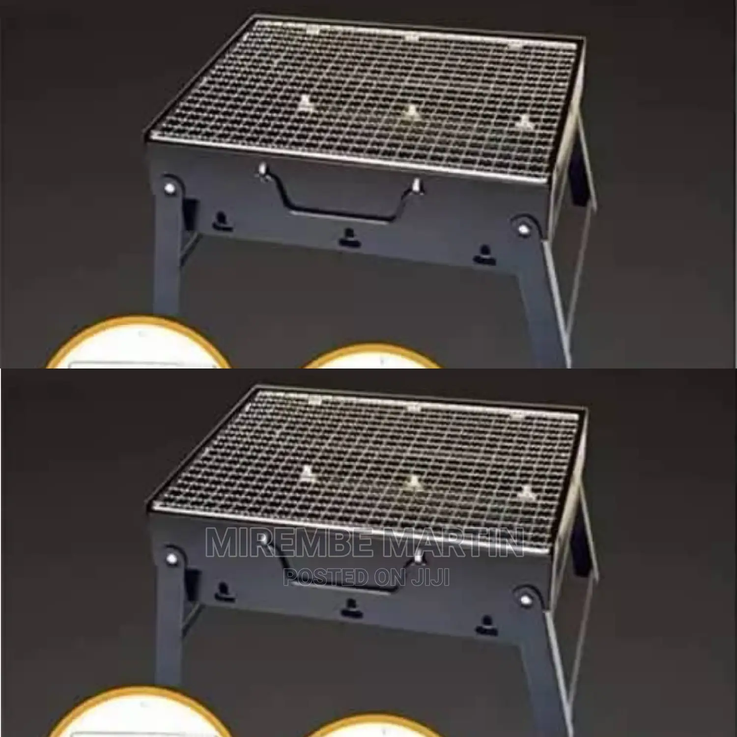 Portable Black Outdoor BBQ Grill