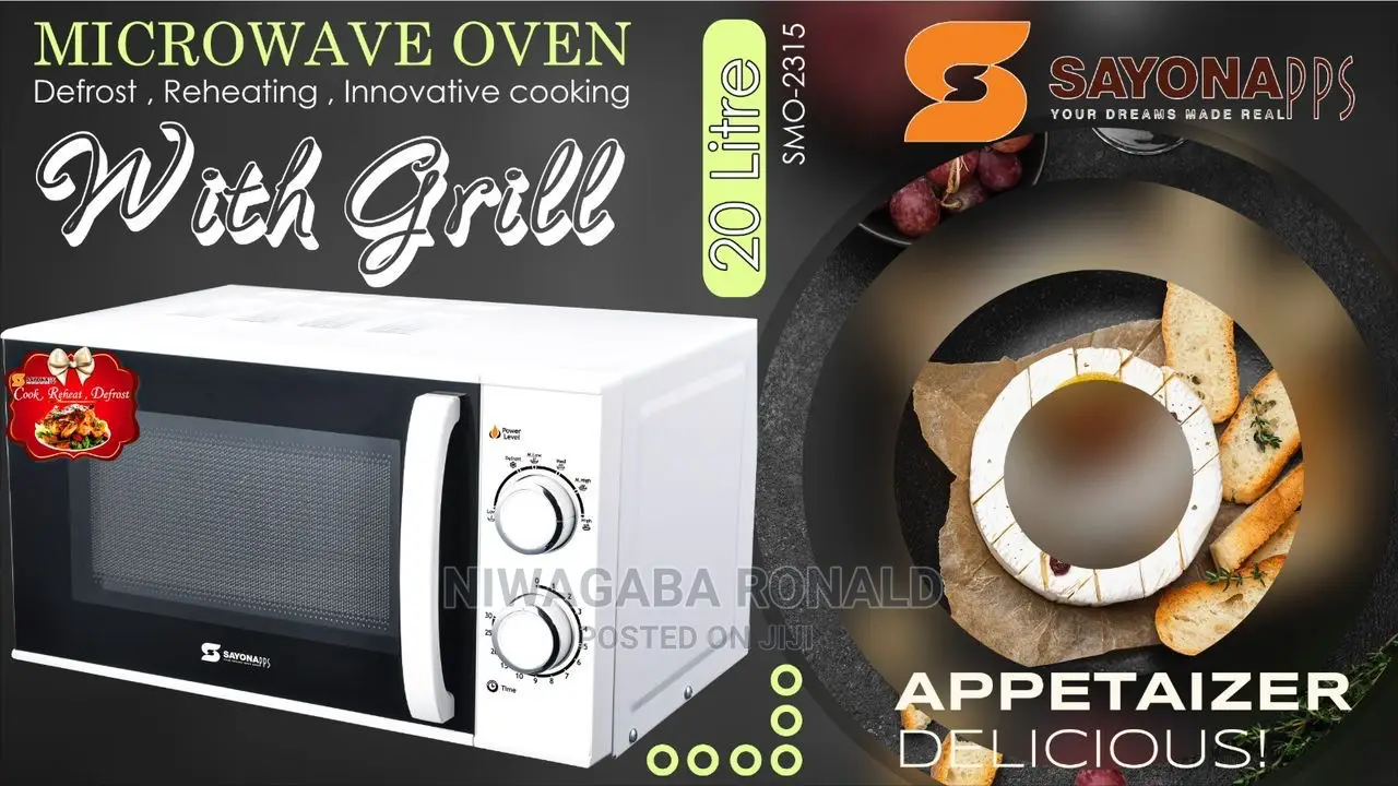 Original 20L Sayona Microwave Oven With Grill