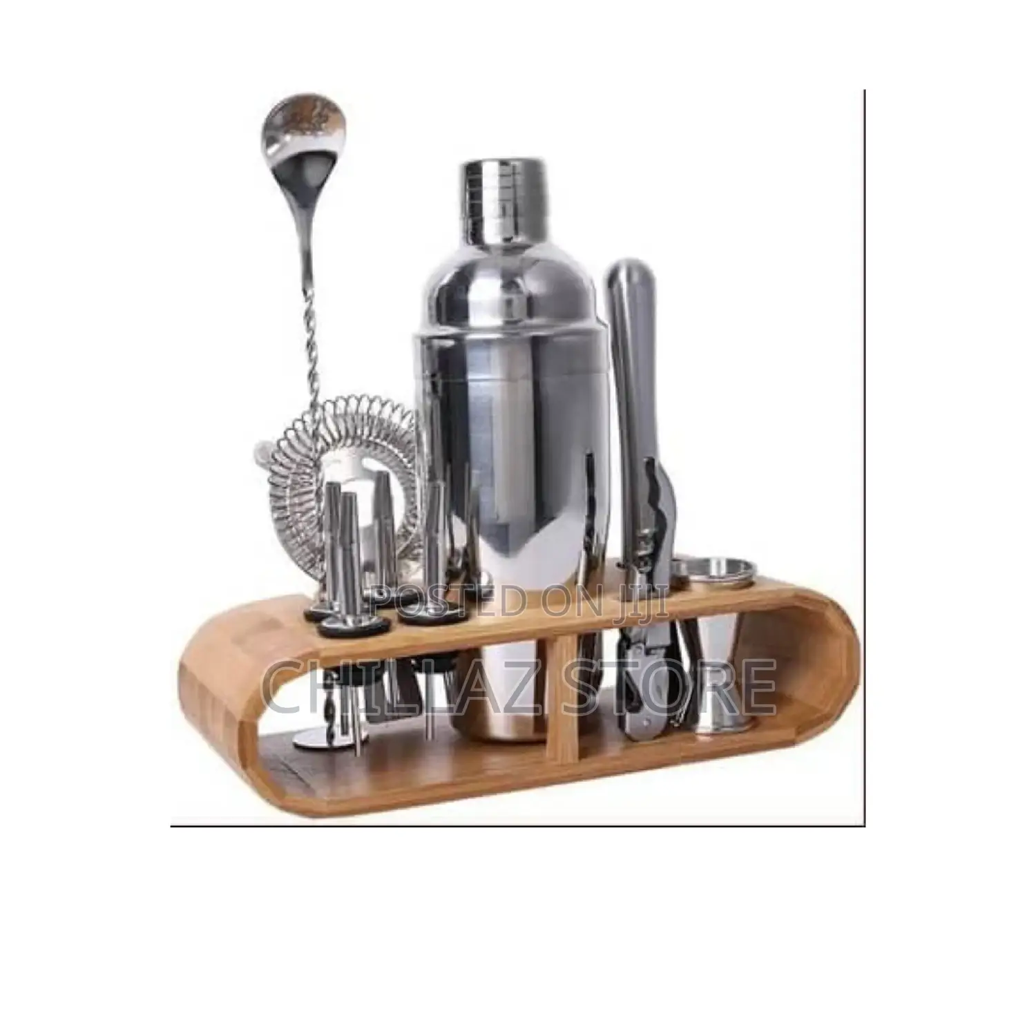 12pcs Stainless Steel Cocktail Shaker Set.
