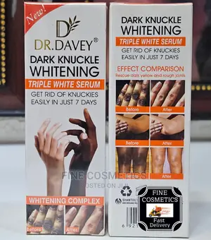 Dr Davey 7days Dark Knuckle Triple Action Whitening Serum.