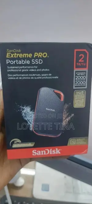 2tb Sandisk SSD External Extremepro 2000mbps
