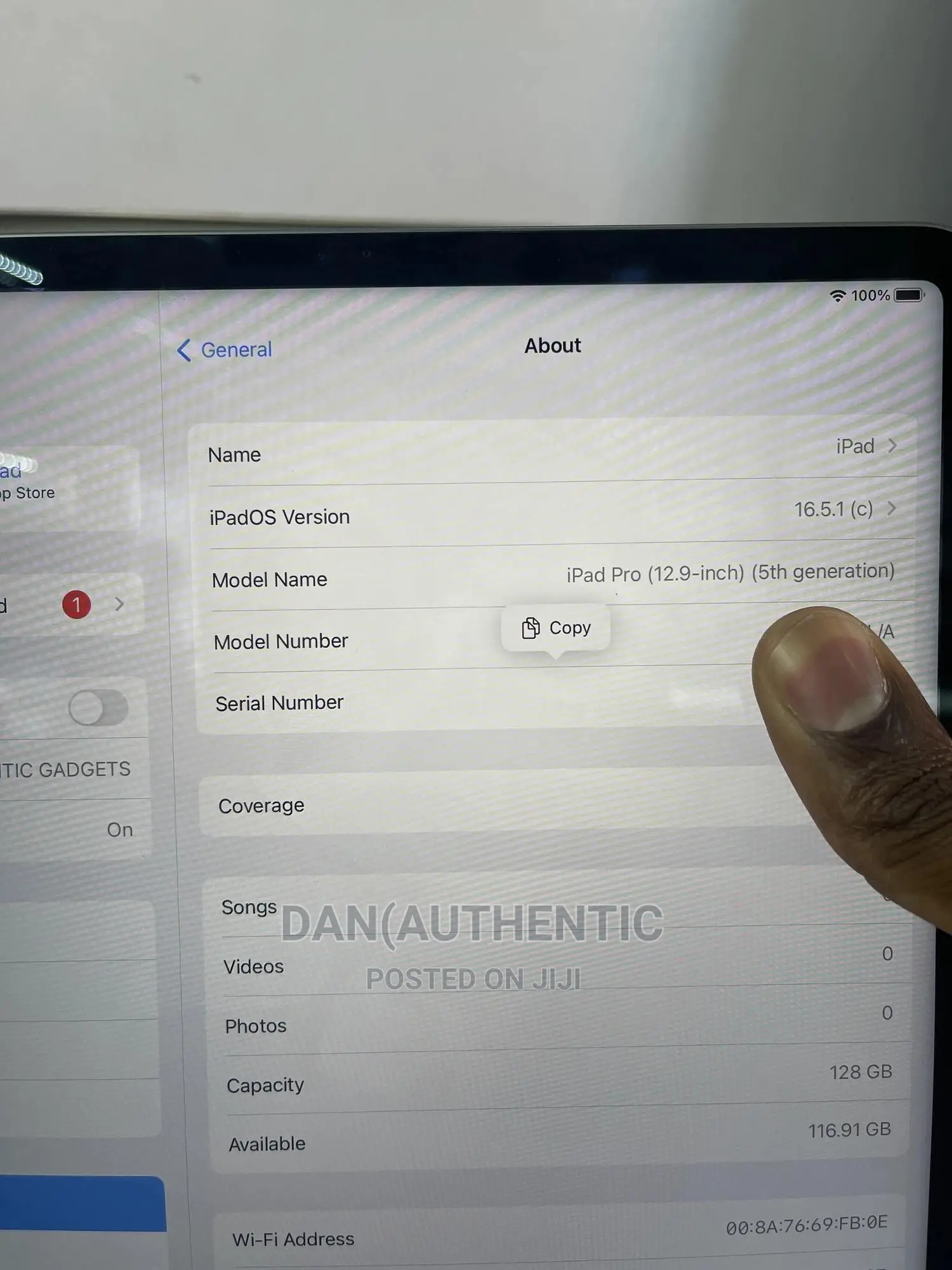 Apple iPad Pro 12.9 (2021) 128 GB Gray