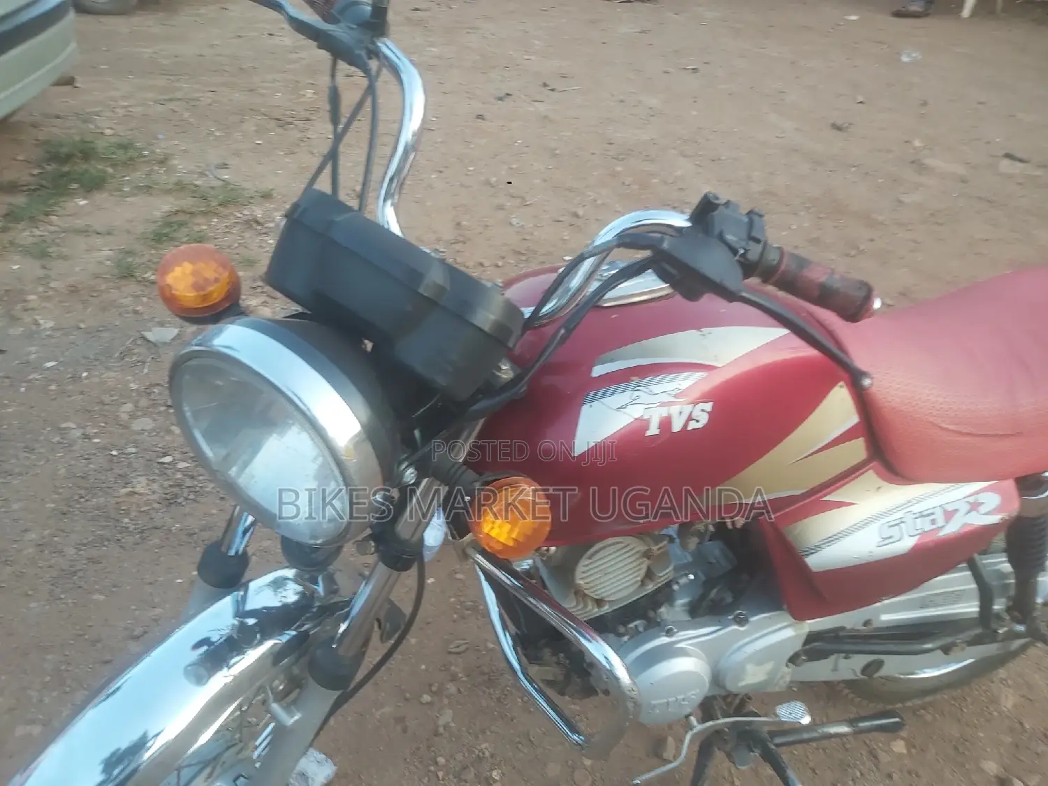 TVS XL 100 2007 Red