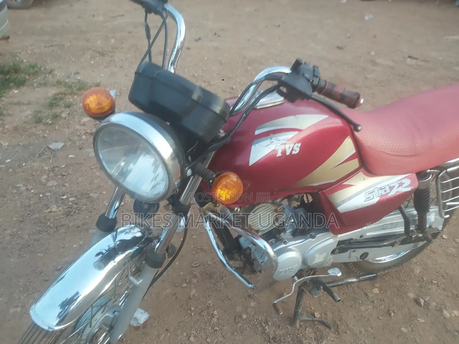 TVS XL 100 2007 Red