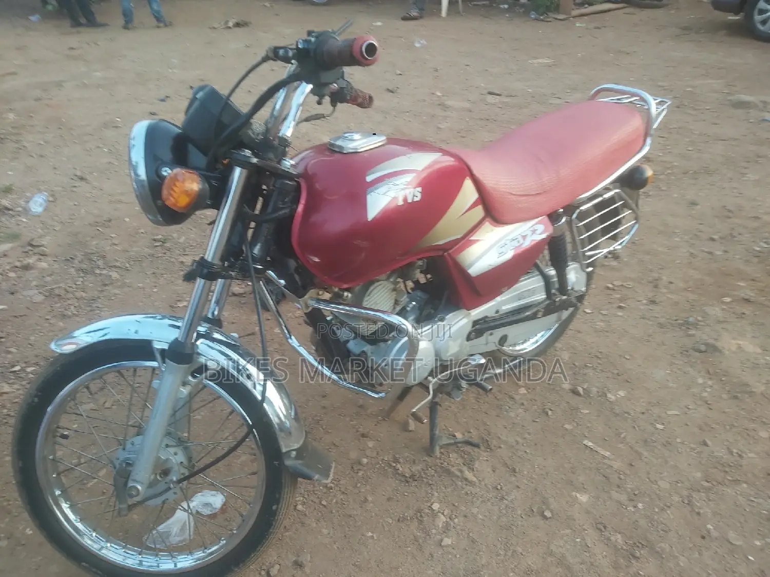 TVS XL 100 2007 Red
