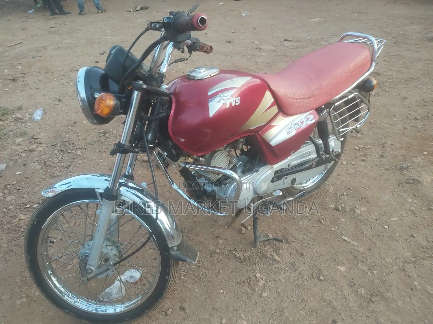 TVS XL 100 2007 Red